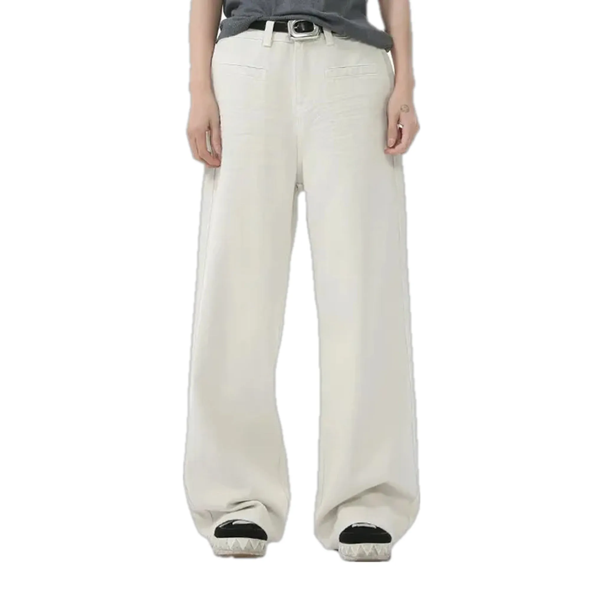 Baggy casual midweight jean pants for men