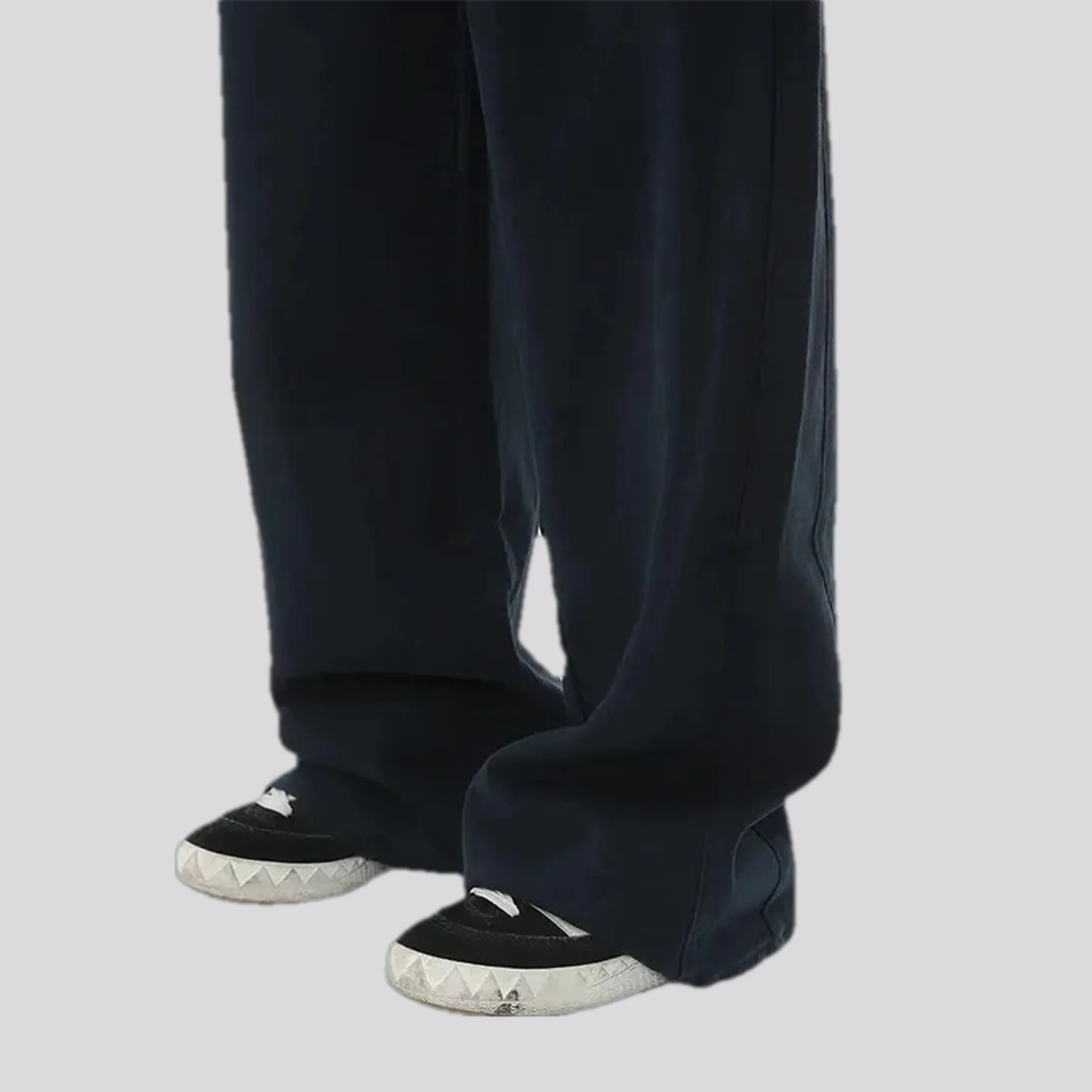 Baggy casual midweight jean pants for men