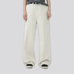 Baggy casual midweight jean pants for men