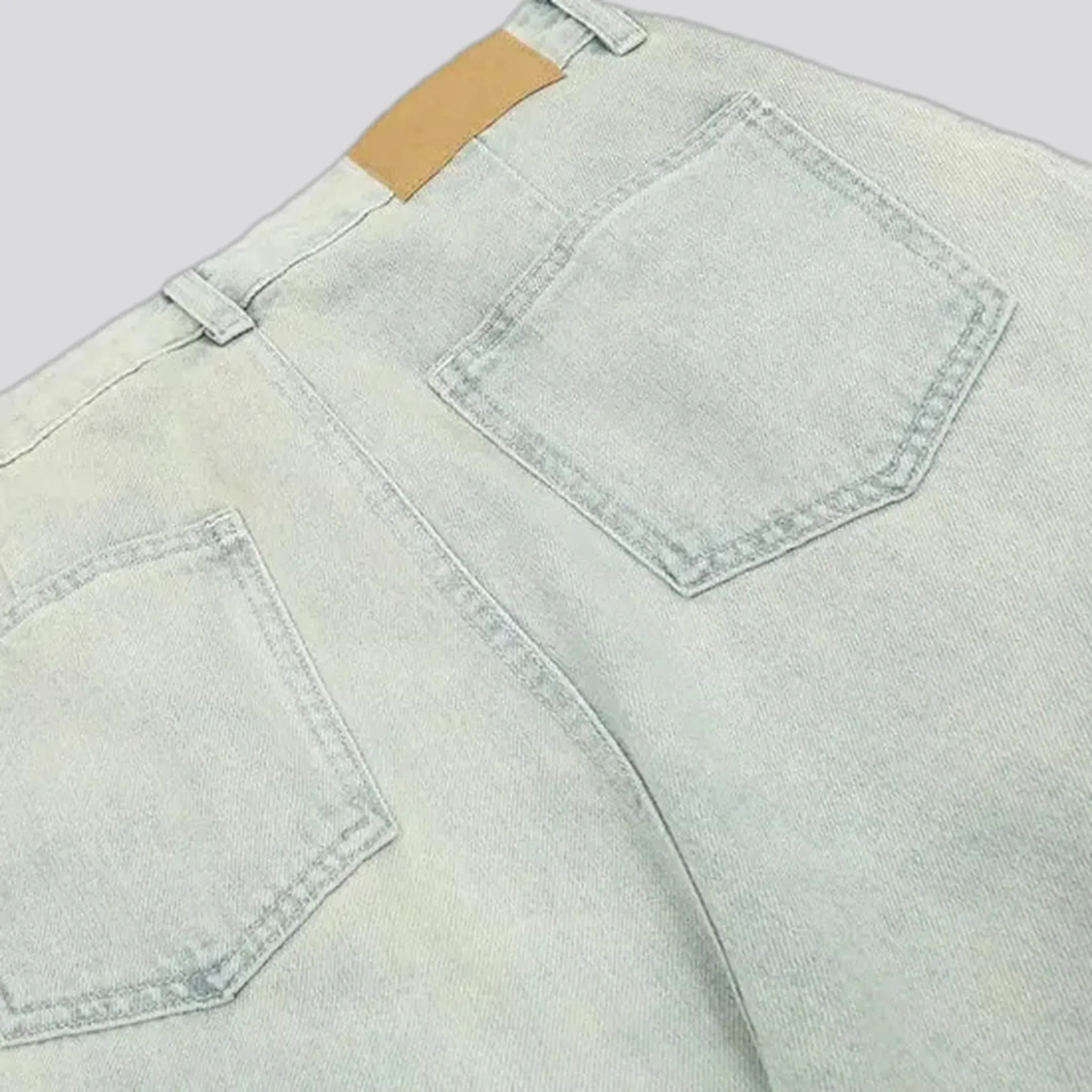 Baggy retro stonewashed men's jeans