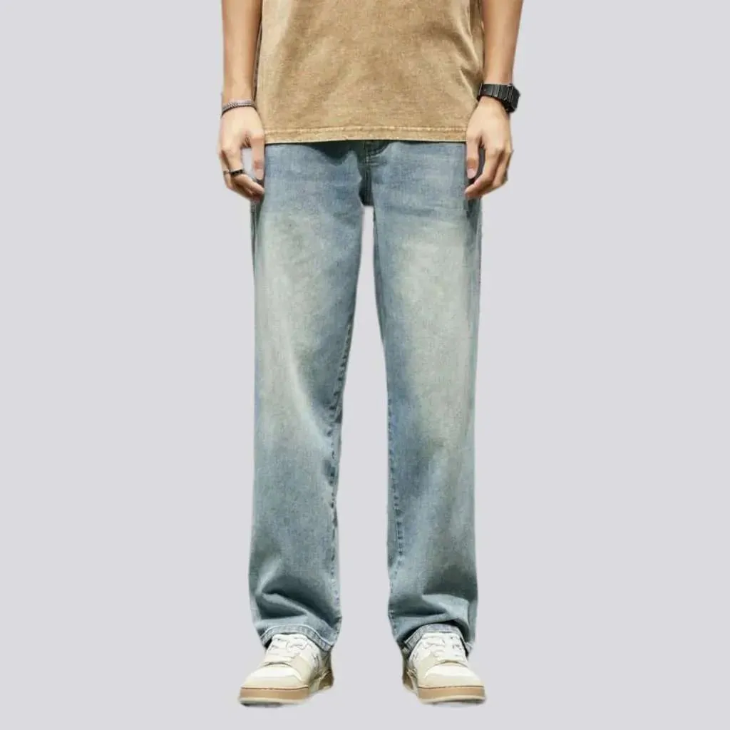 Baggy street jeans for men