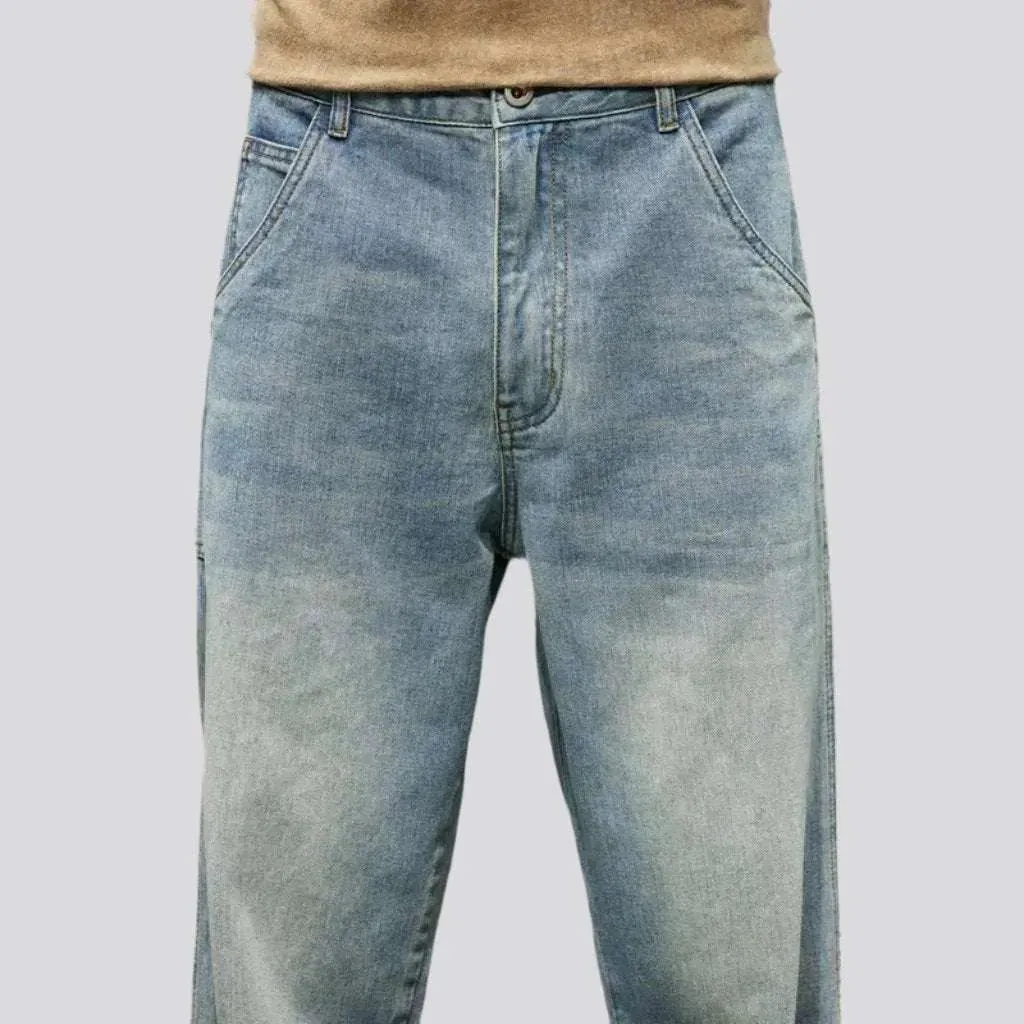 Baggy street jeans for men