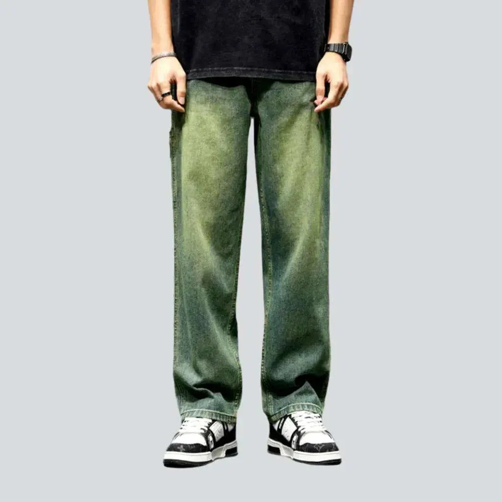 Baggy street jeans for men