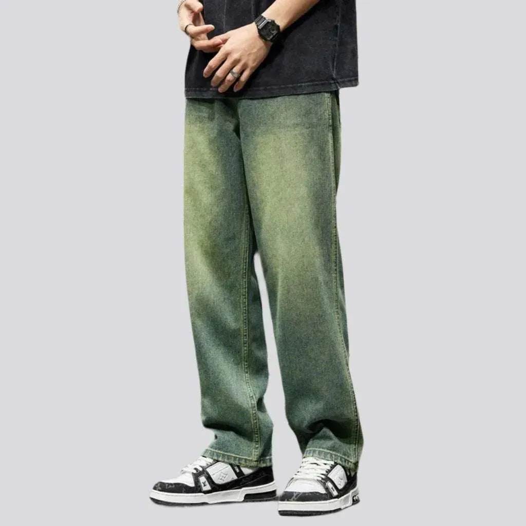 Baggy street jeans for men