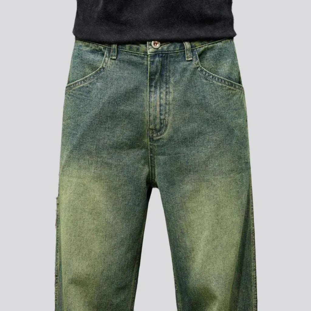 Baggy street jeans for men
