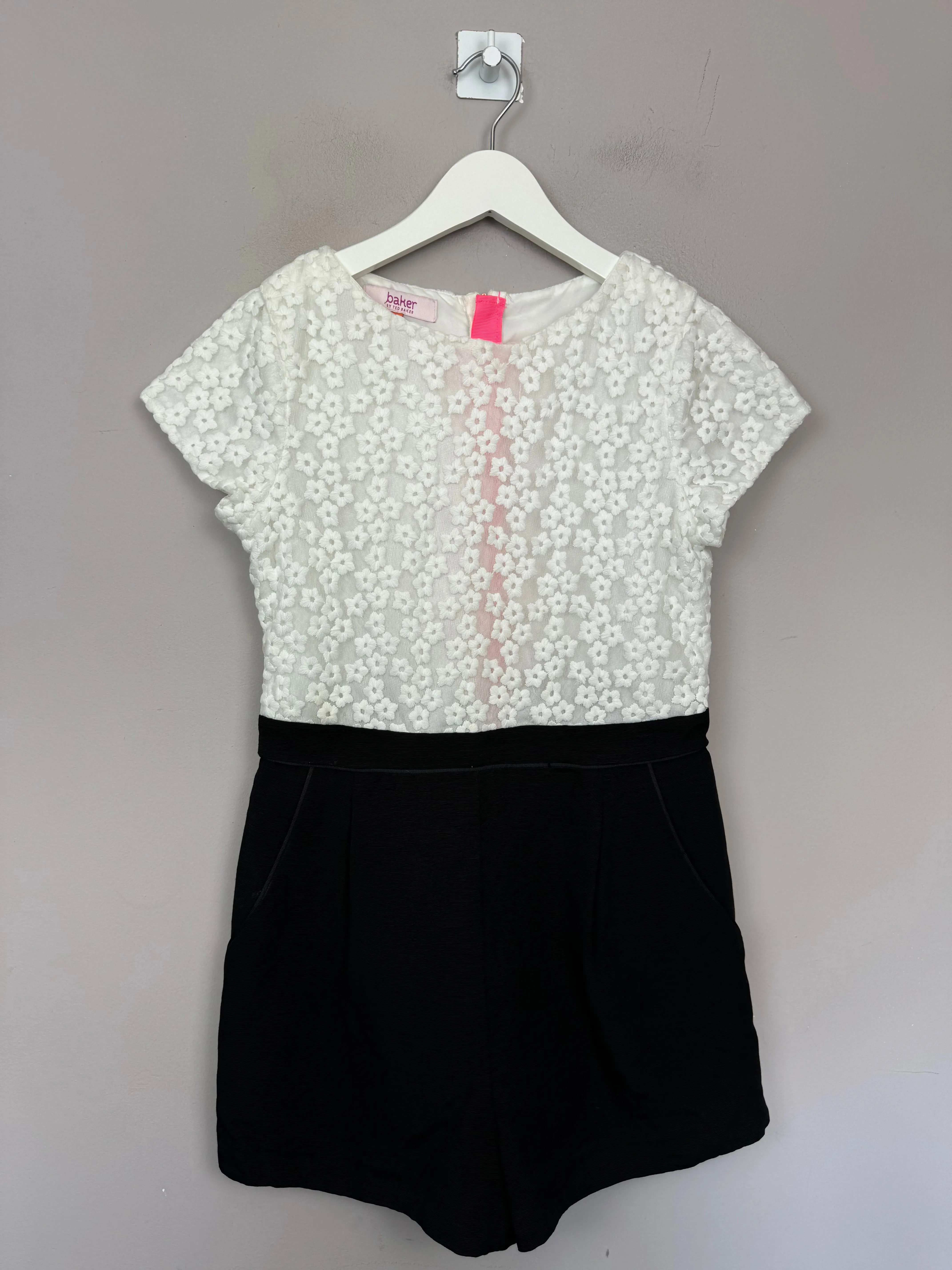 Baker Short Playsuit 11y