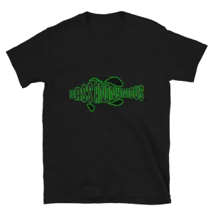 Bass Anonymous Grunge Swim Logo Green/Black Short-Sleeve T-Shirt