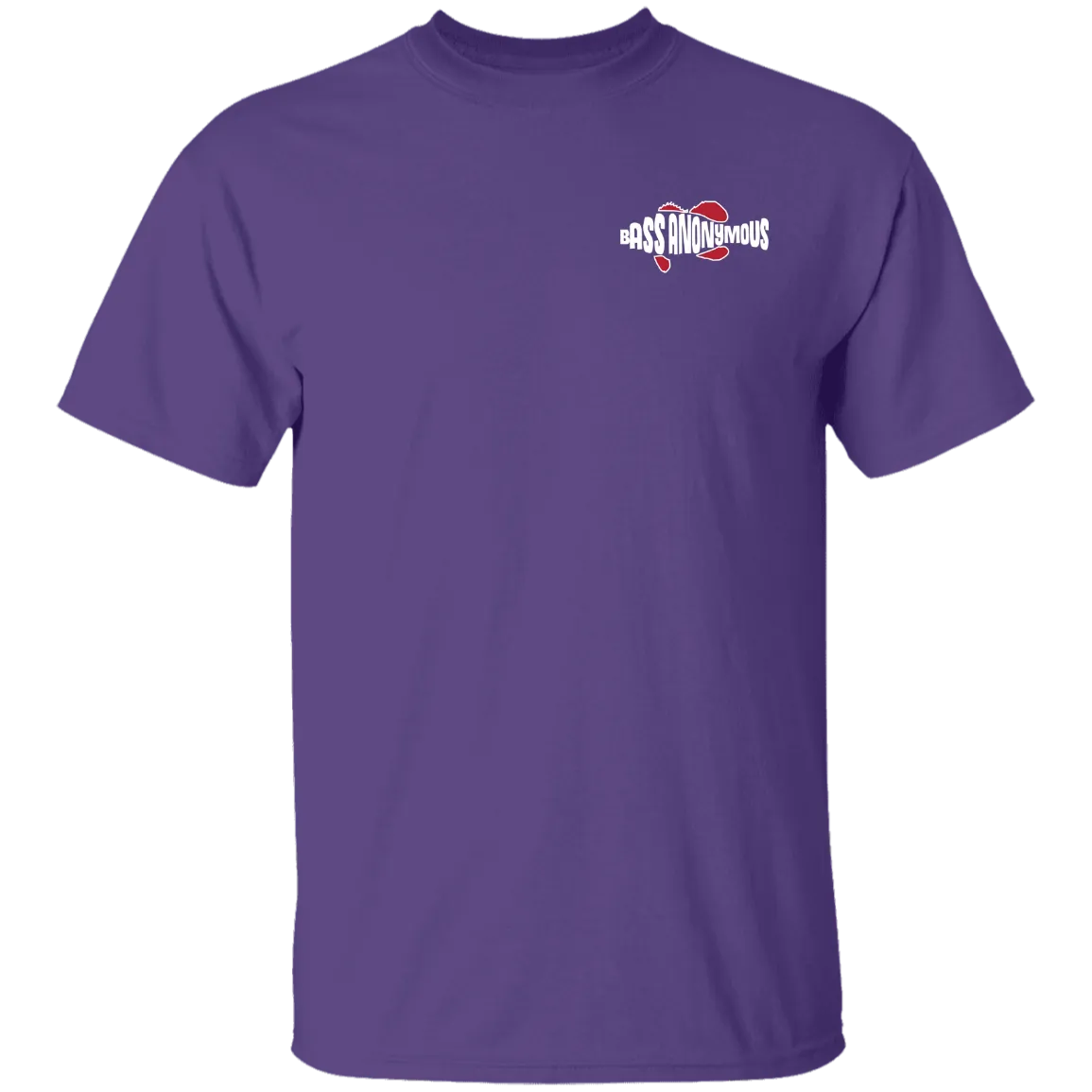 Bass Anonymous Vintage Logo Back w Left Chest Swim Logo