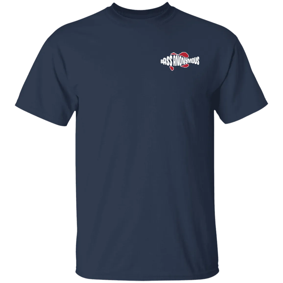 Bass Anonymous Vintage Logo Back w Left Chest Swim Logo