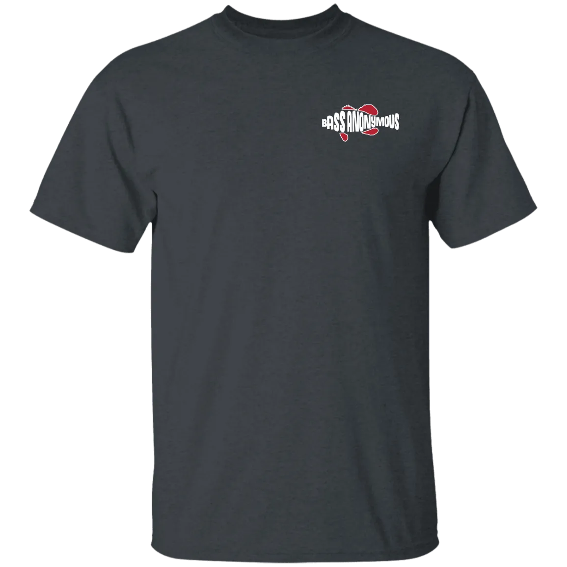 Bass Anonymous Vintage Logo Back w Left Chest Swim Logo