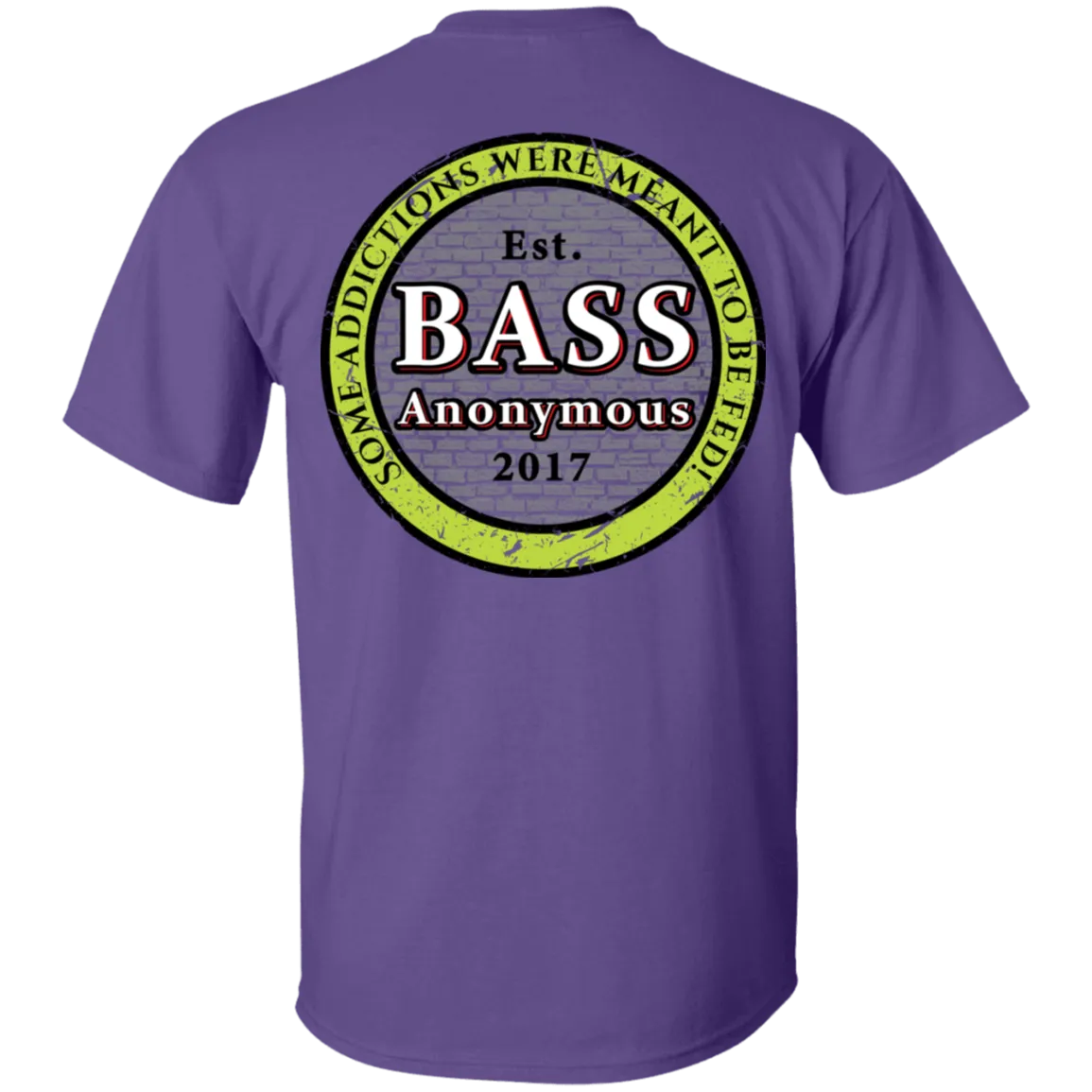 Bass Anonymous Vintage Logo Back w Left Chest Swim Logo