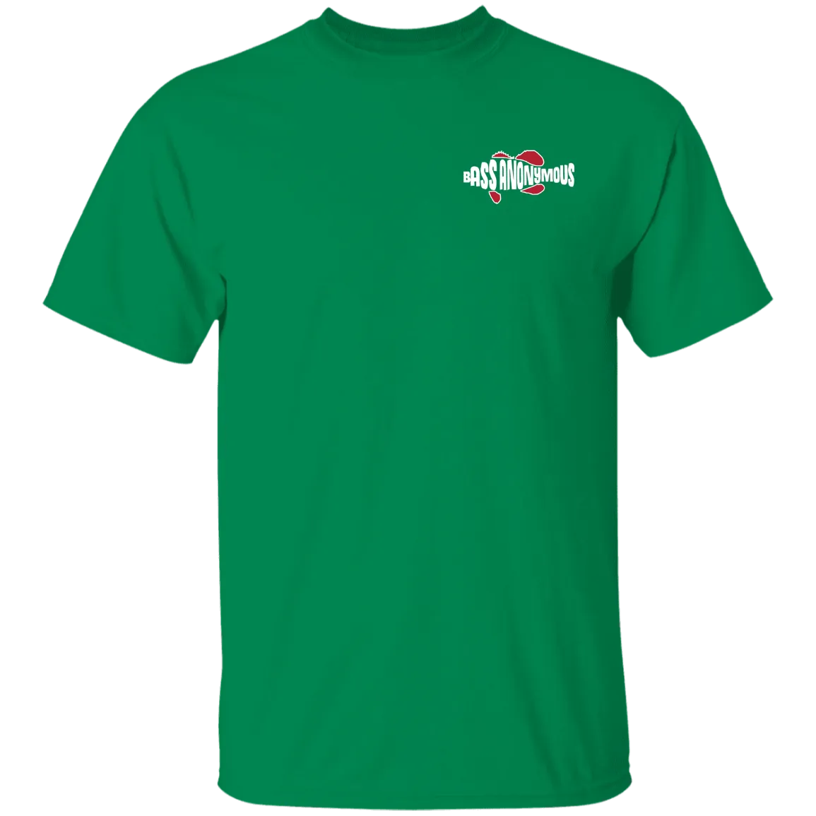 Bass Anonymous Vintage Logo Back w Left Chest Swim Logo