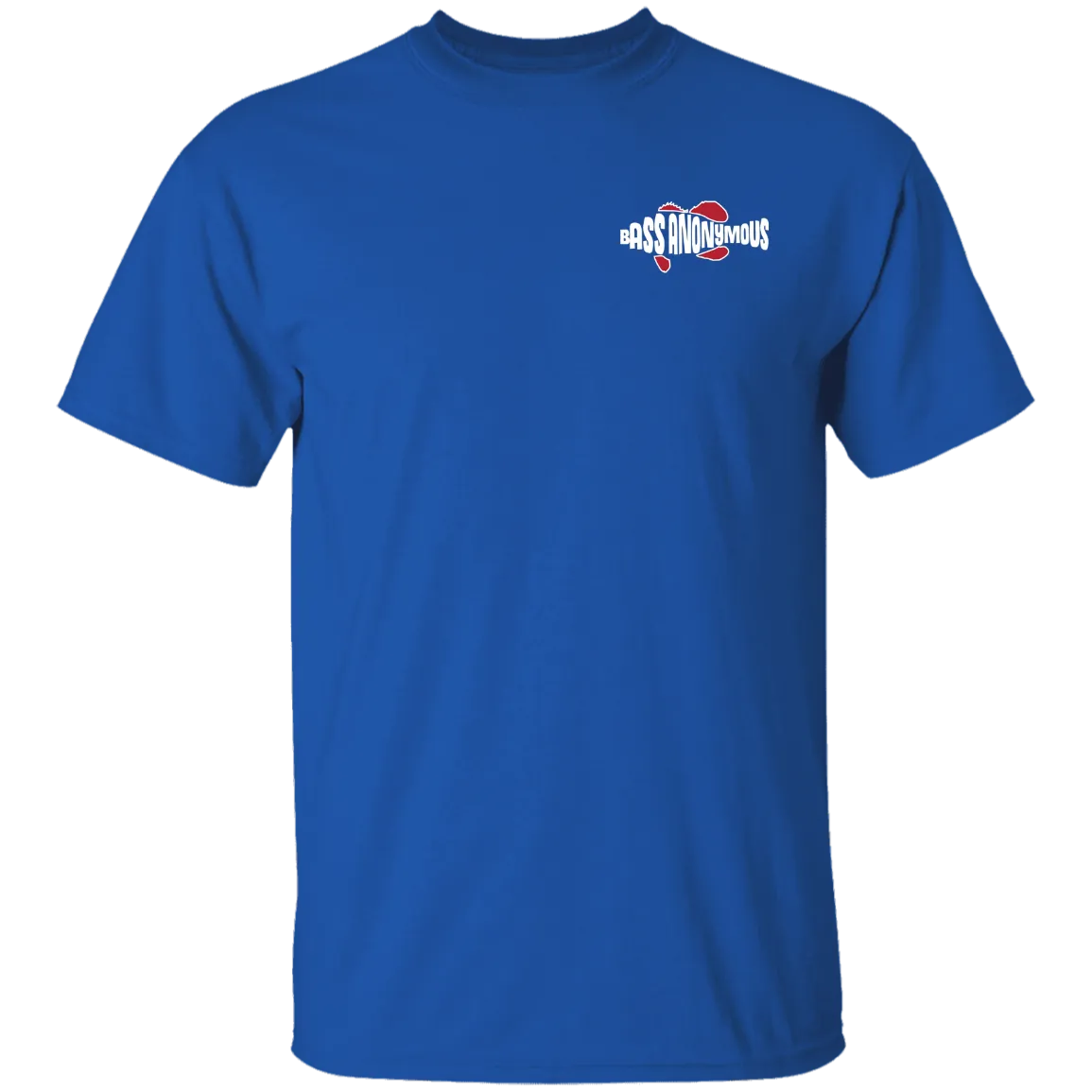 Bass Anonymous Vintage Logo Back w Left Chest Swim Logo