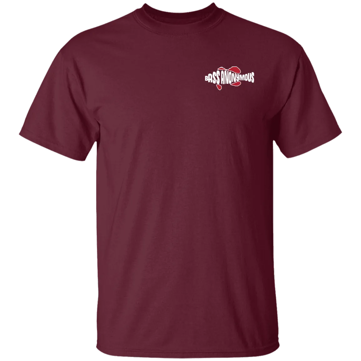 Bass Anonymous Vintage Logo Back w Left Chest Swim Logo