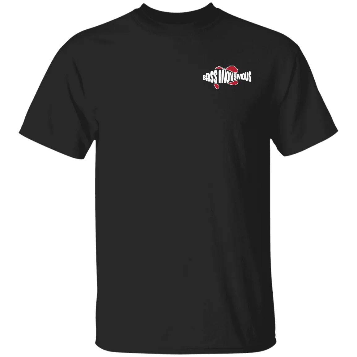 Bass Anonymous Vintage Logo Back w Left Chest Swim Logo