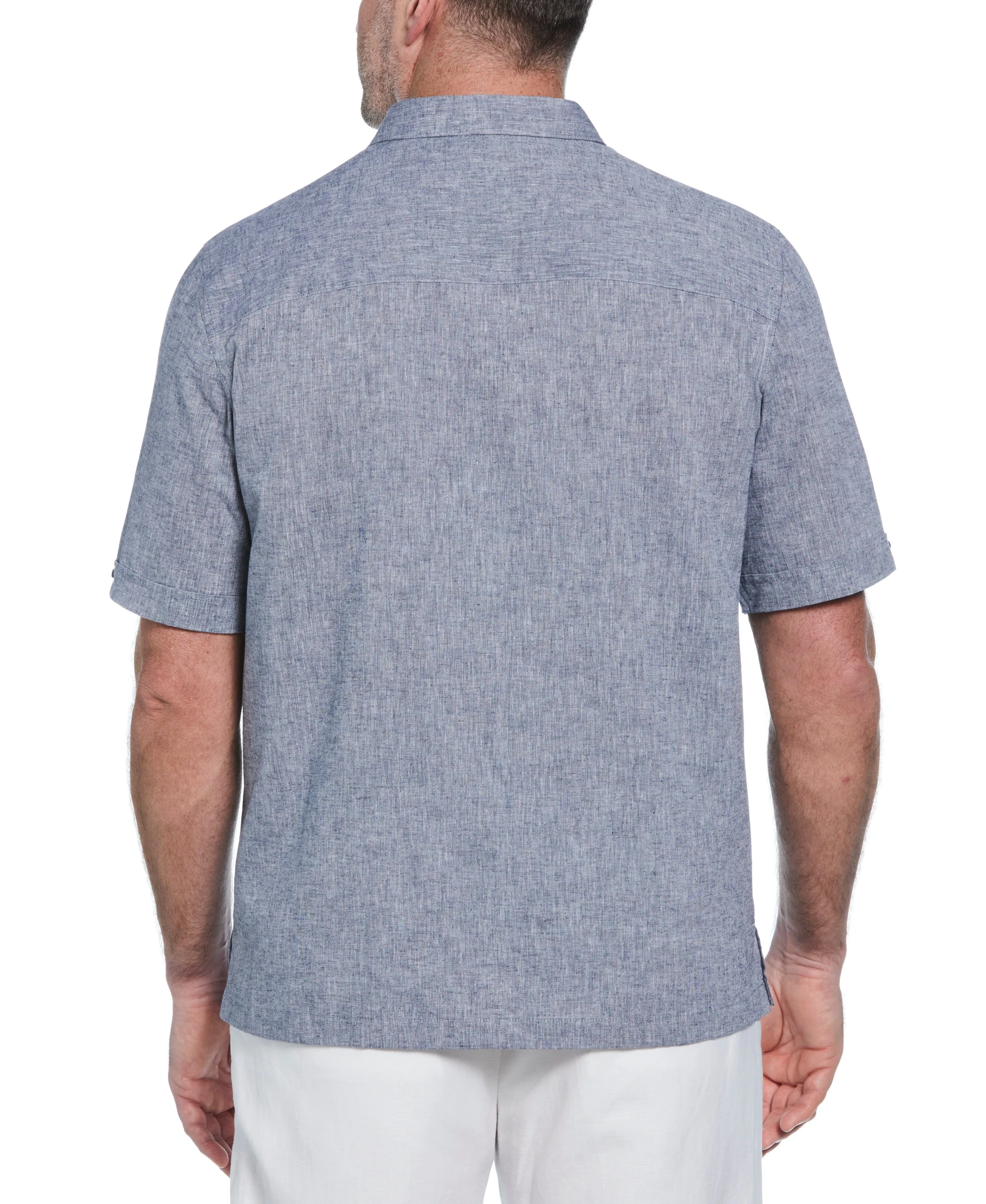 Big & Tall Engineered Dobby Panels Shirt