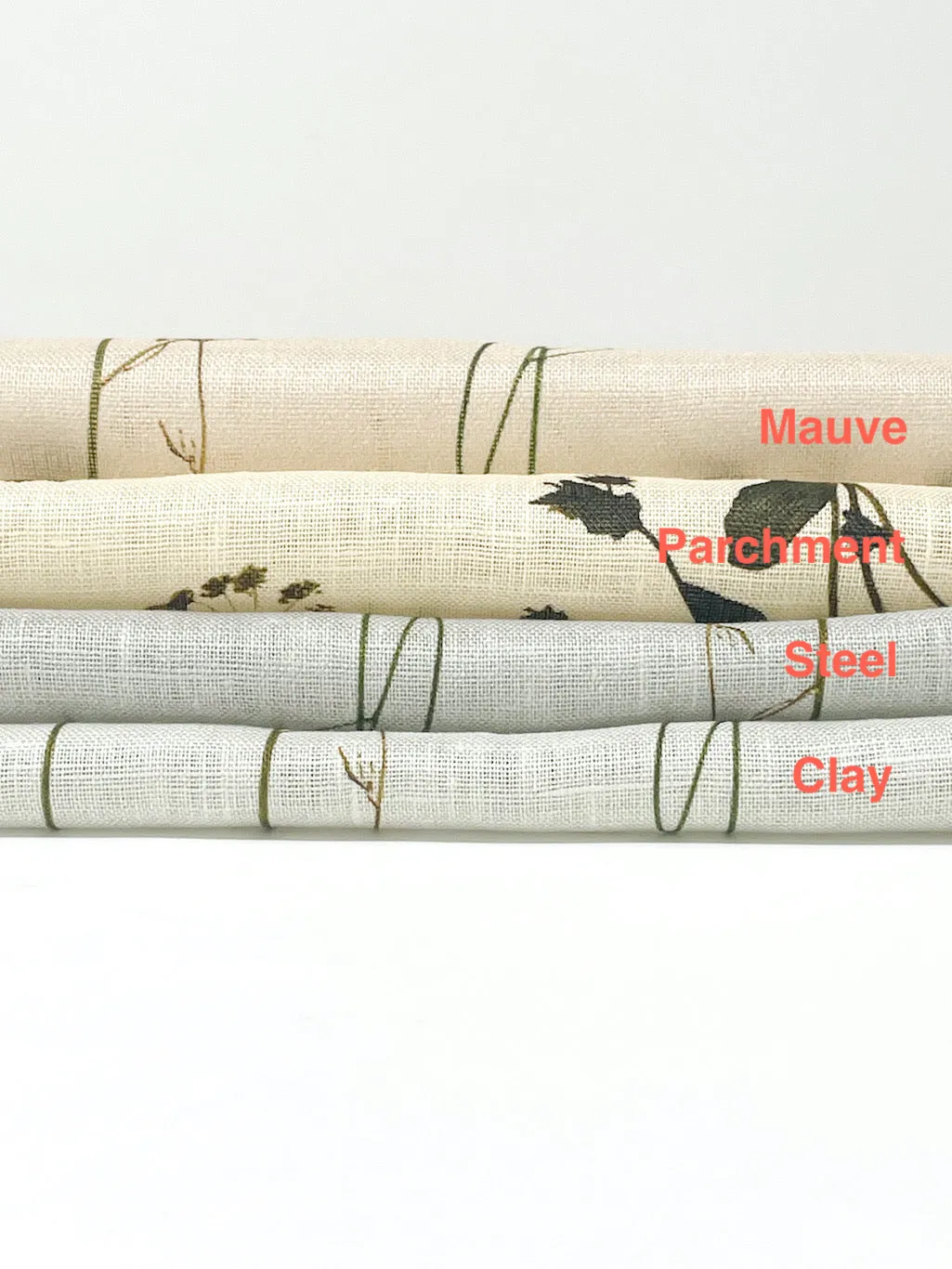 Bloom Plant Garden Handkerchief Light Weight 100% Linen Fabric By The Yard/CL1106