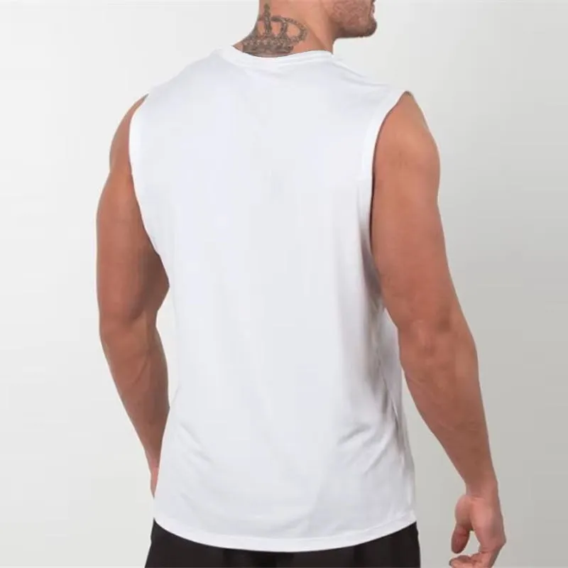 Brand New Plain Tank Top Men Bodybuilding Singlet Gym Stringer Sleeveless Shirt Blank Fitness Clothing Sportwear