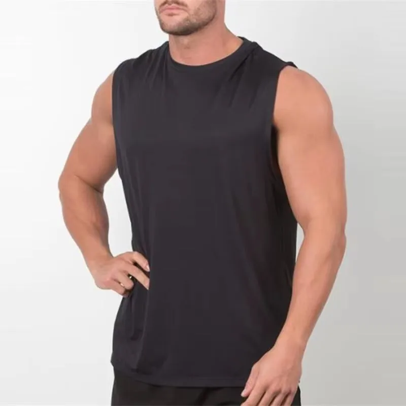 Brand New Plain Tank Top Men Bodybuilding Singlet Gym Stringer Sleeveless Shirt Blank Fitness Clothing Sportwear