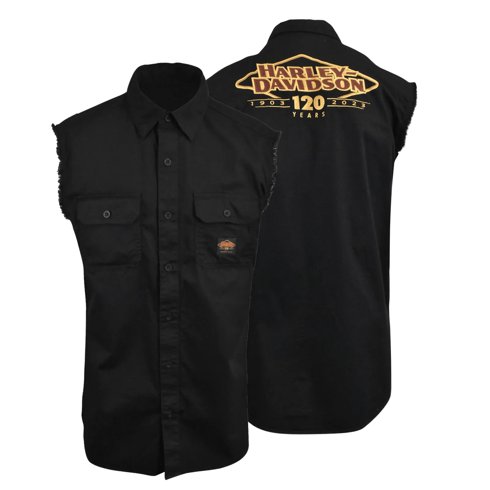 Branded  Men's Vest 120th Year Anniversary Sleeveless Shirt (S55)