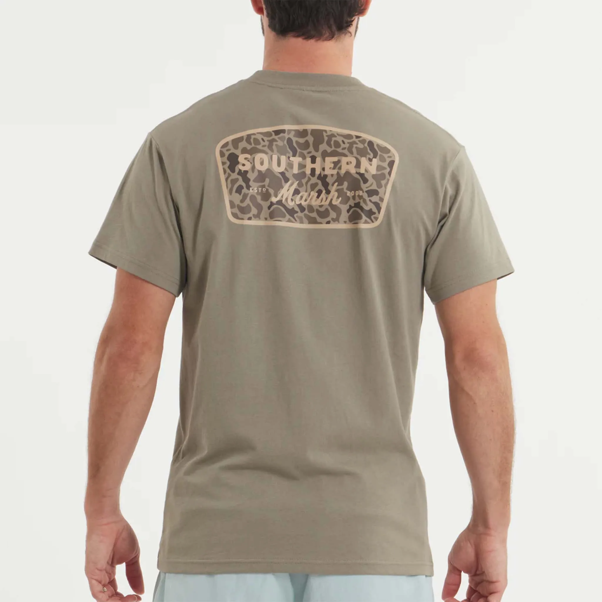Branding Retro Camo Short Sleeve T-Shirt