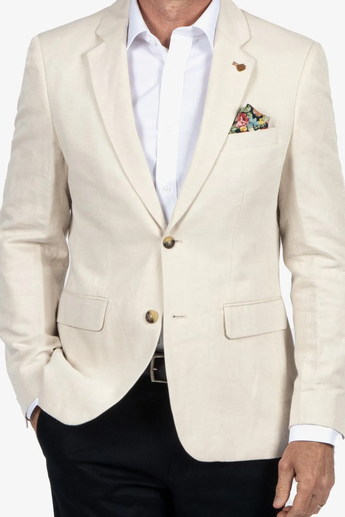 Brooksfield | Linen Blend Blazer