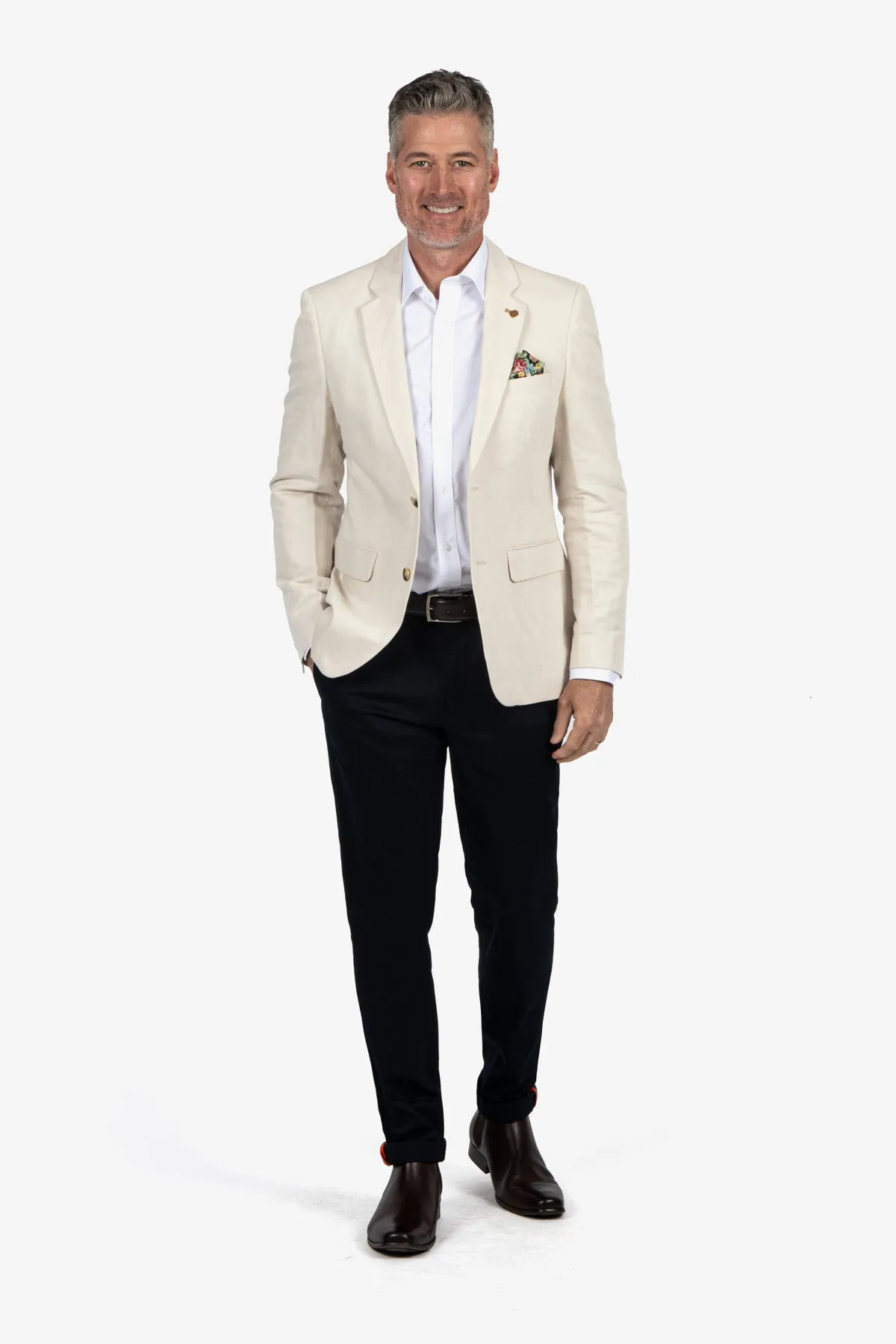 Brooksfield | Linen Blend Blazer