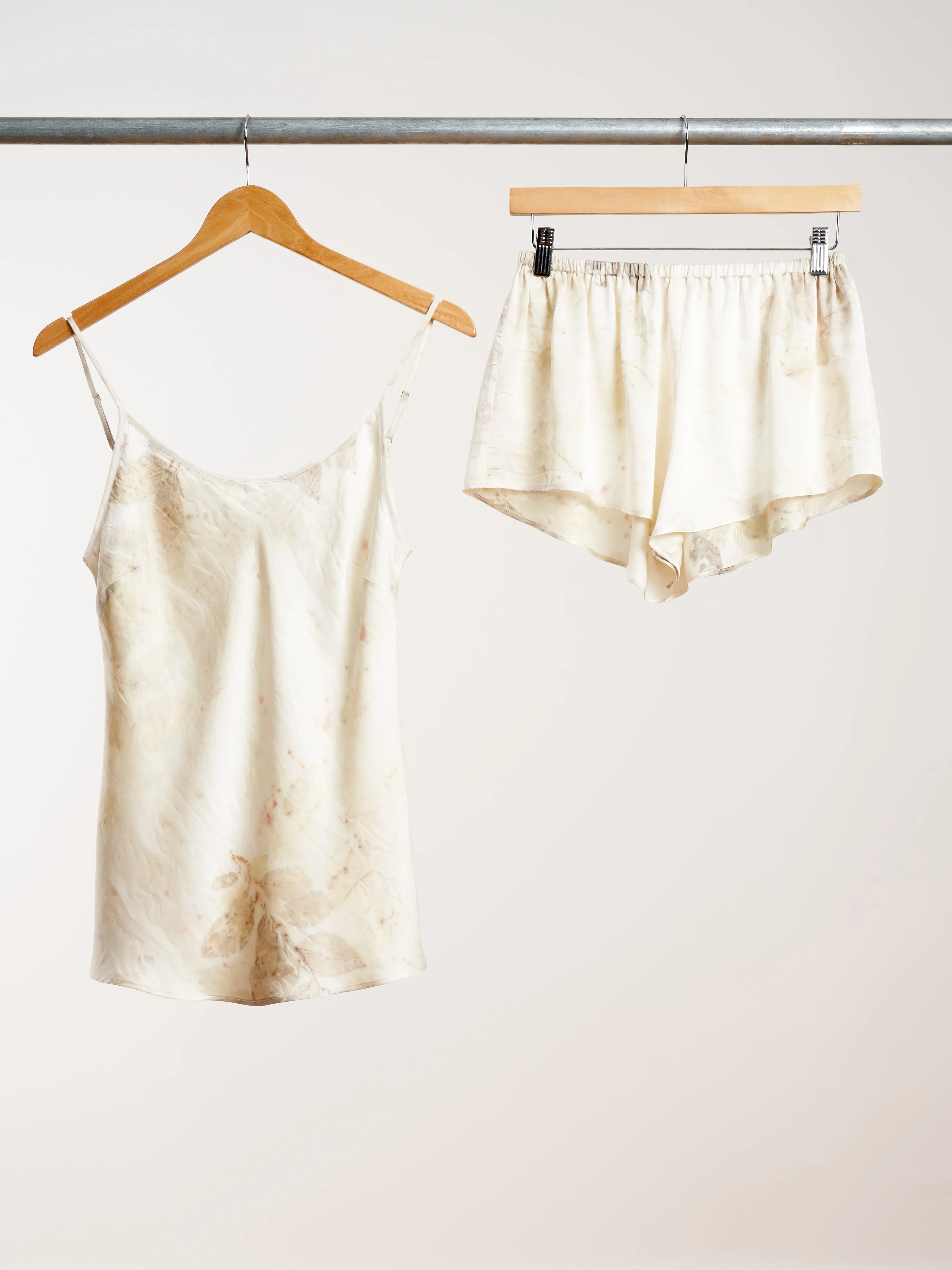 camisole & shorts set - plum leaf