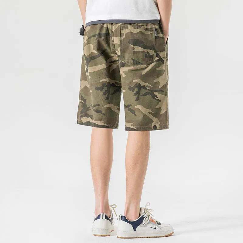 Camouflage Elastic Shorts