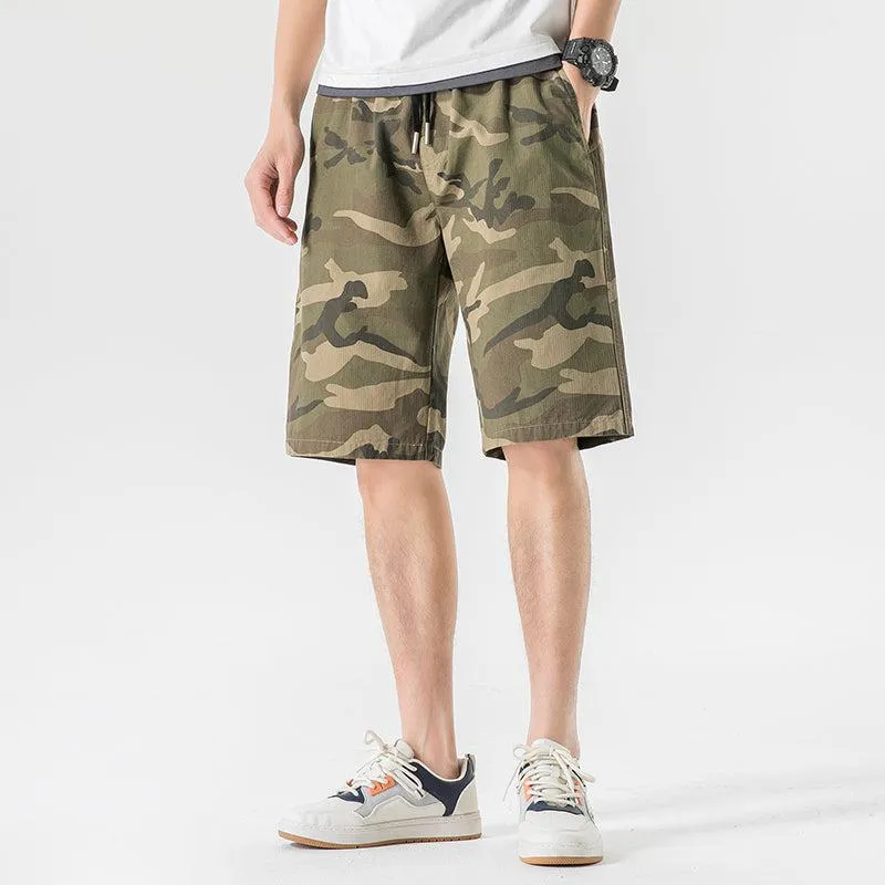 Camouflage Elastic Shorts