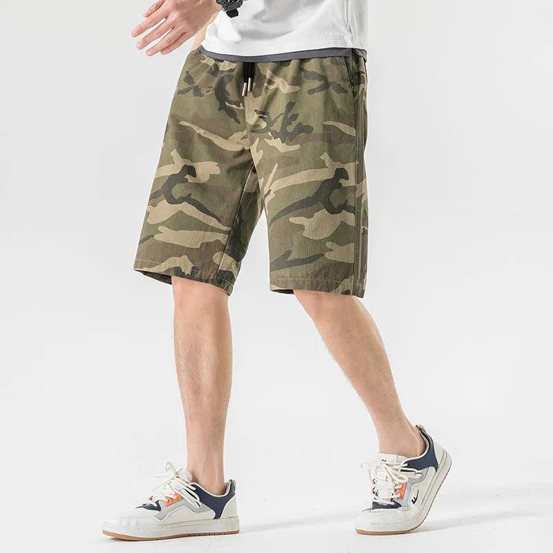 Camouflage Elastic Shorts