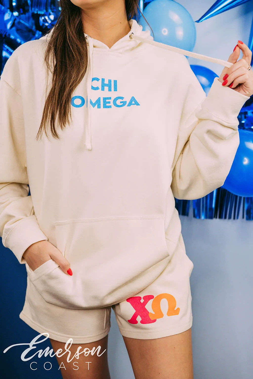 Chi Omega PR Simple Sweat Set