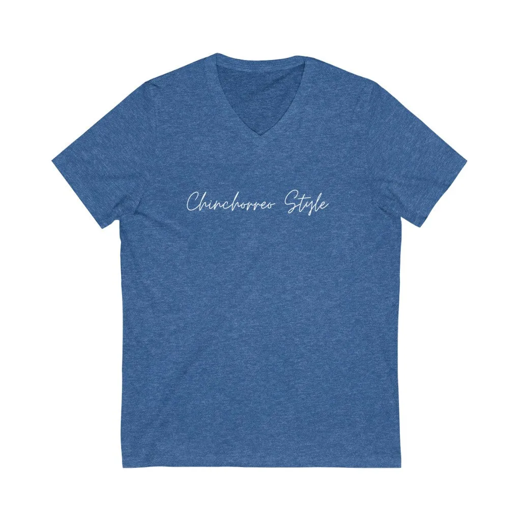 Chinchorreo Style V-Neck Tee