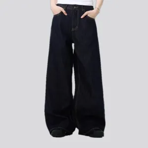 Dark fashion men's jeans