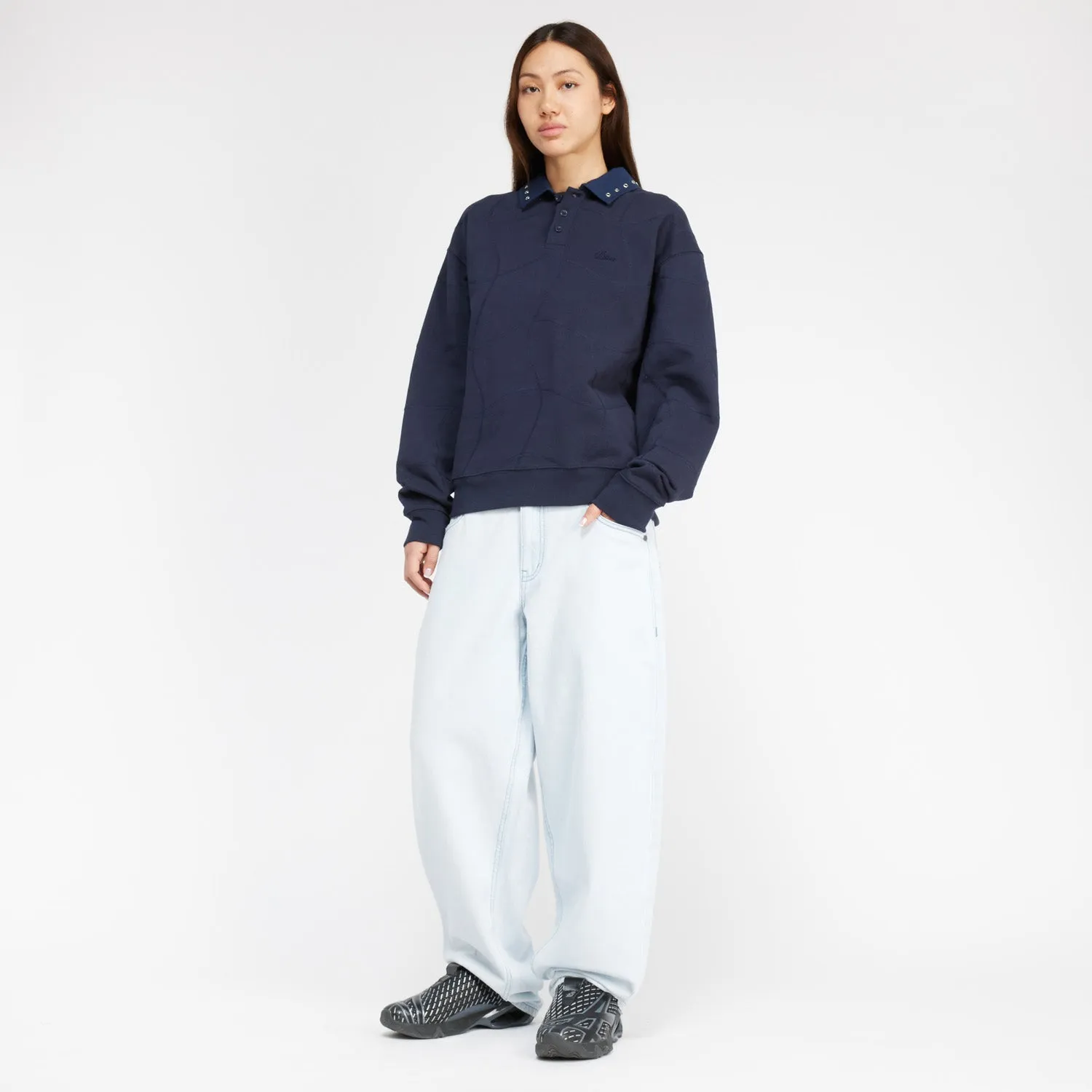 Dime Men Classic Baggy Denim Pants Light Washed