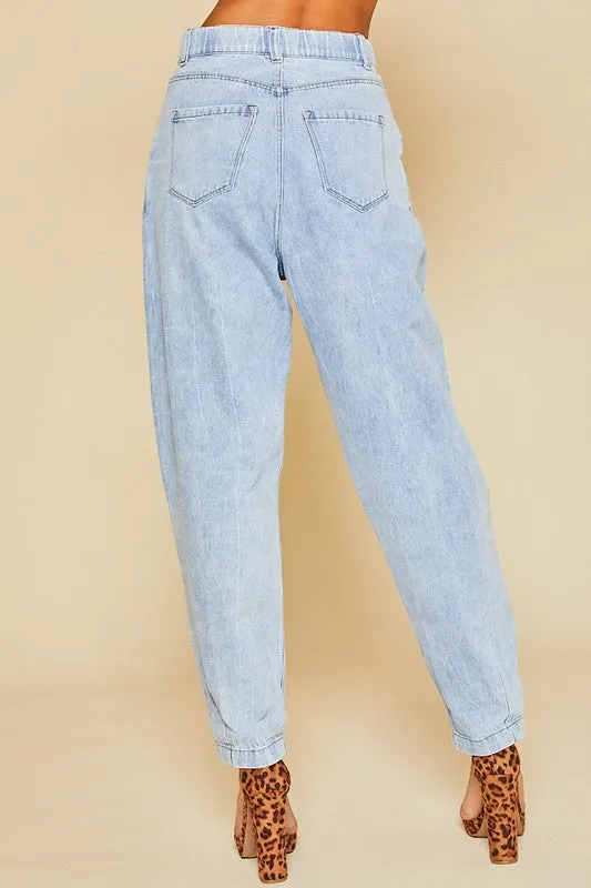 Distressed Vintage Washed (Lt Denim)