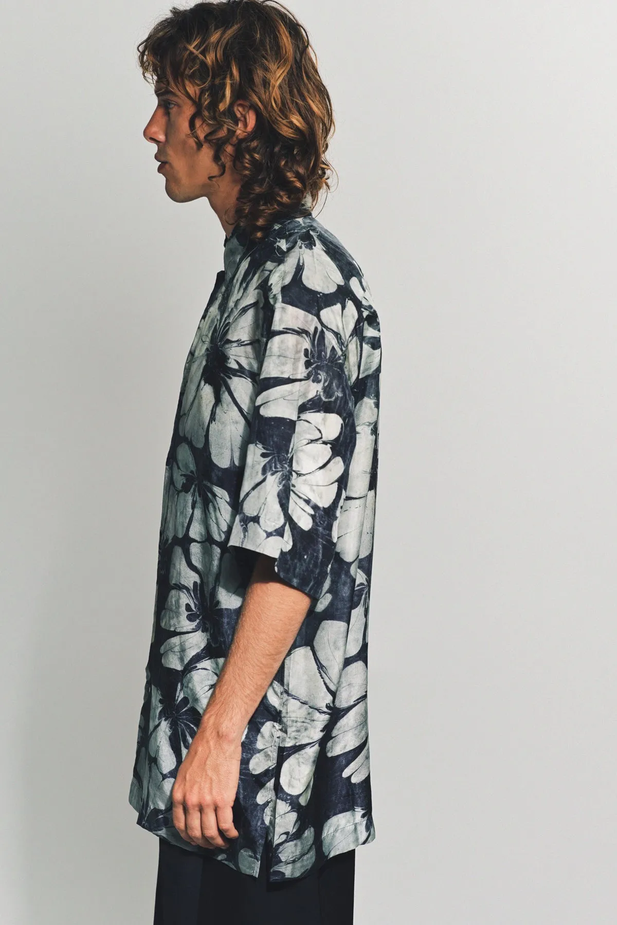 DRIES VAN NOTEN | SILK SHORT SLEEVE SHIRT