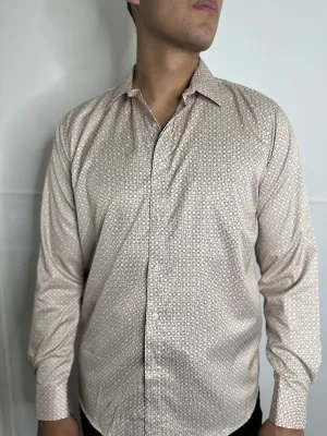 Edwin Moderno Beige Print Shirt