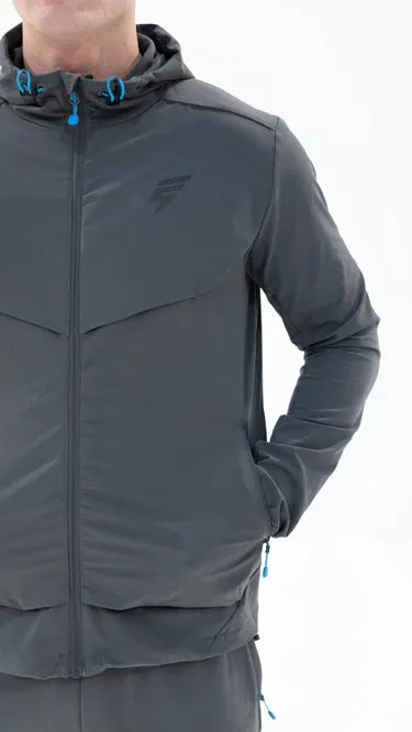 elude ghost men's tracksuit set coal/blue