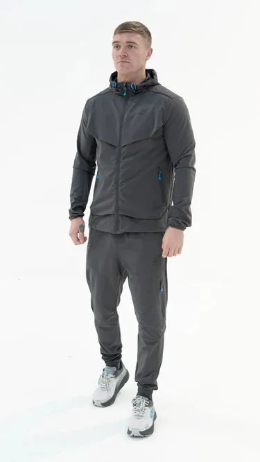 elude ghost men's tracksuit set coal/blue