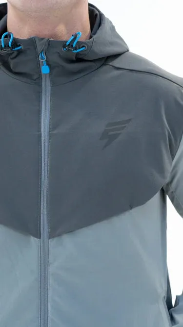 elude ghost men's tracksuit set light grey/coal/blue