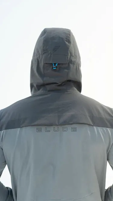 elude ghost men's tracksuit set light grey/coal/blue