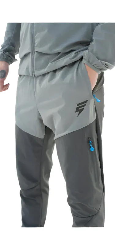 elude ghost men's tracksuit set light grey/coal/blue