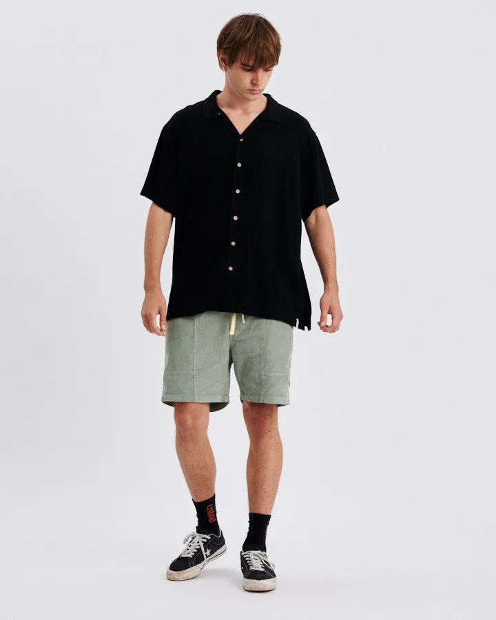 ERNIE RESORT SHIRT - BLACK