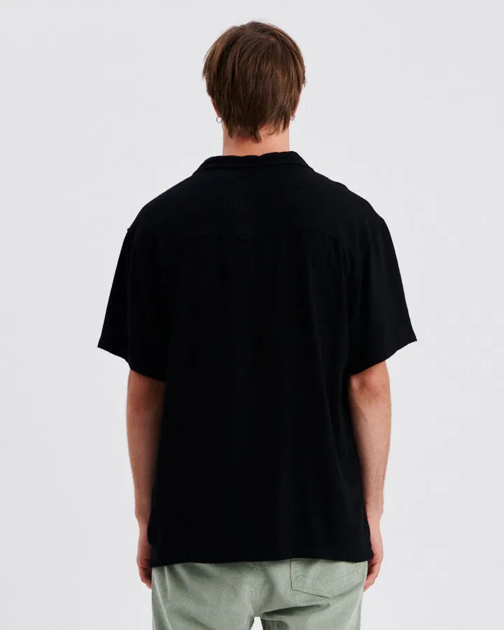 ERNIE RESORT SHIRT - BLACK
