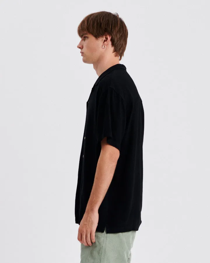 ERNIE RESORT SHIRT - BLACK