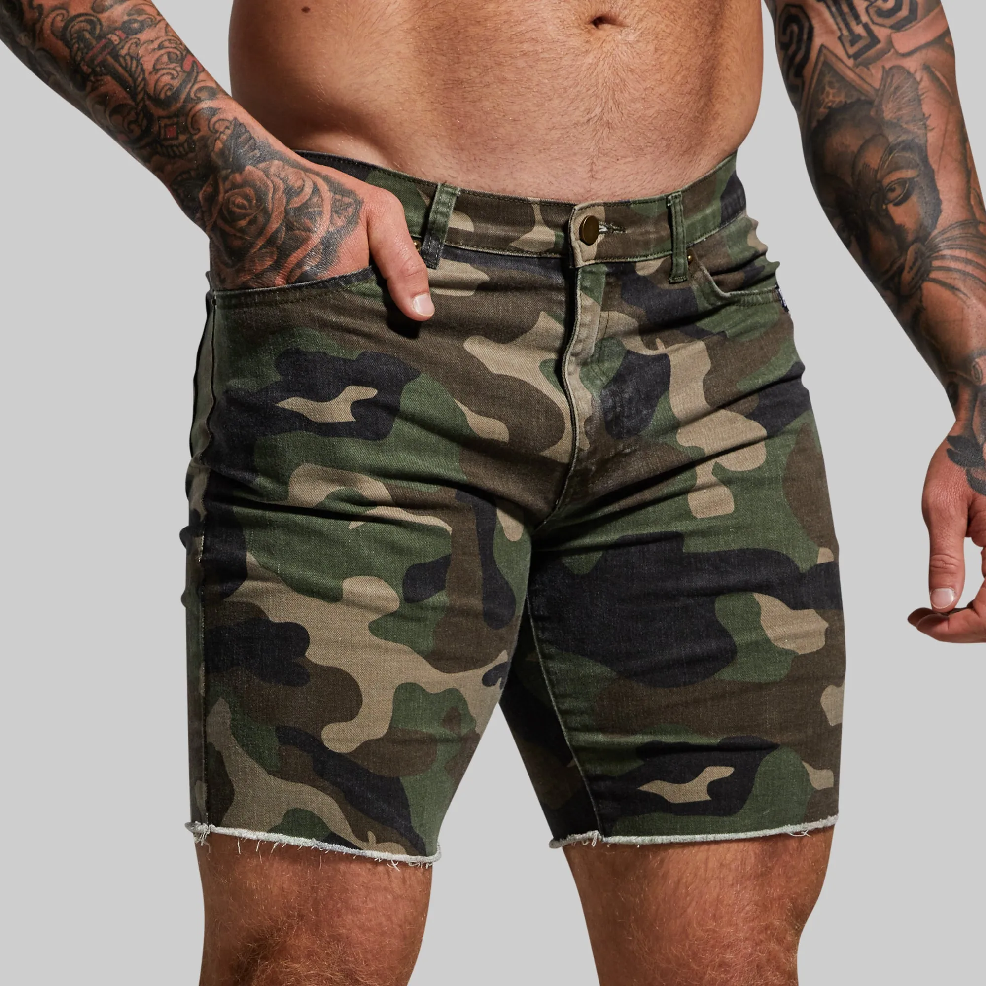 FLEX Stretchy Jort (Woodland)