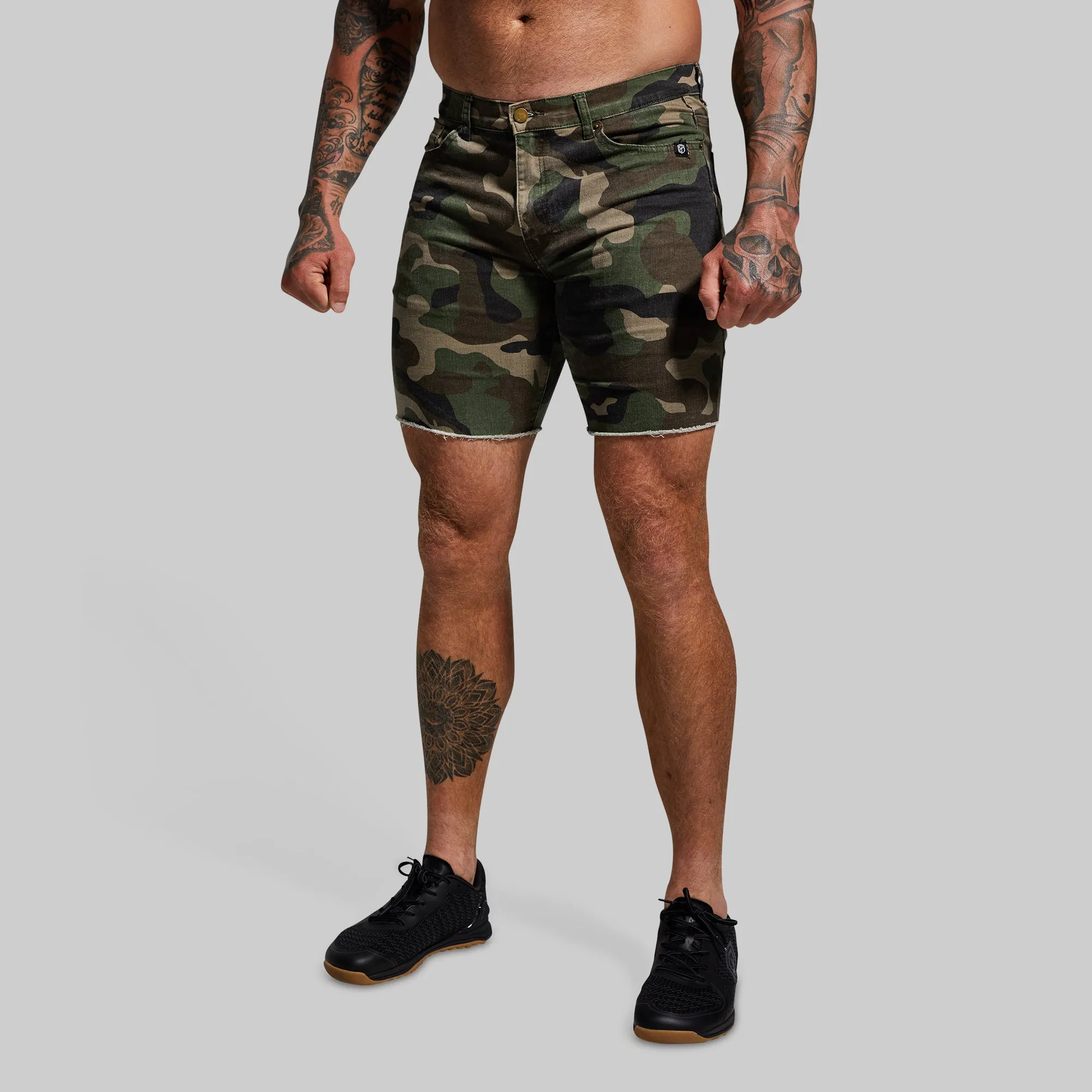 FLEX Stretchy Jort (Woodland)