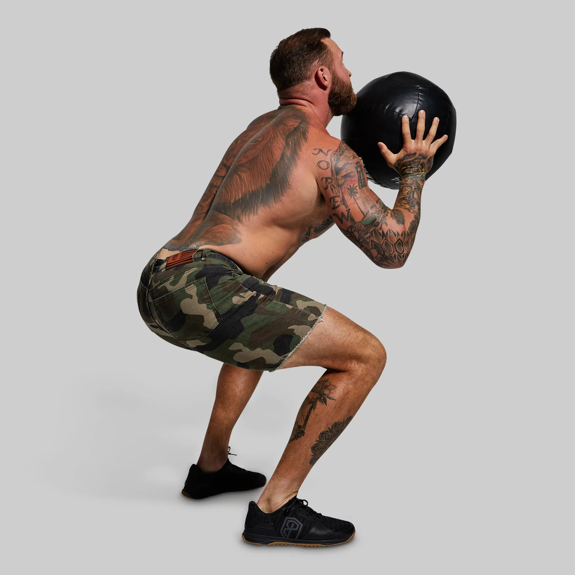 FLEX Stretchy Jort (Woodland)