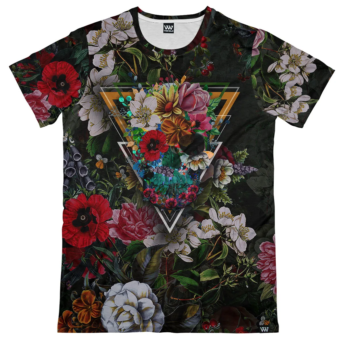 Flower Skull Men's Tee